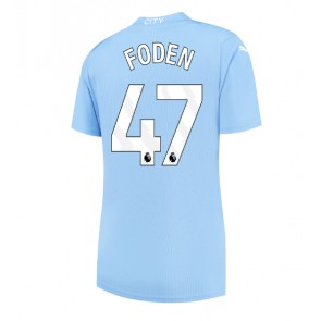 Manchester City Phil Foden #47 Hemmatröja Dam 2023-24 Kortärmad